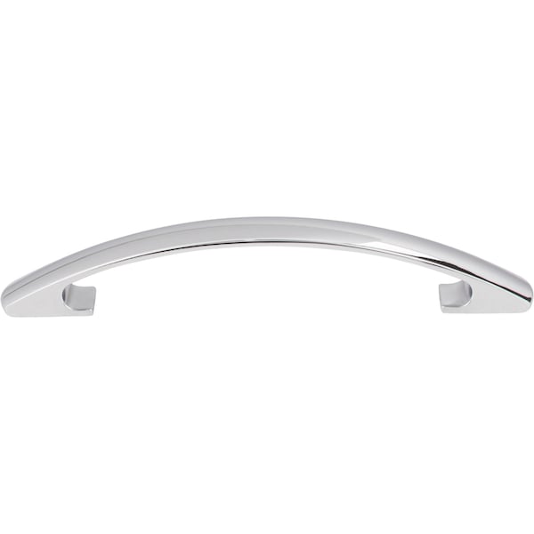 128 Mm Center-to-Center Polished Chrome Arched Strickland Cabinet Pull
